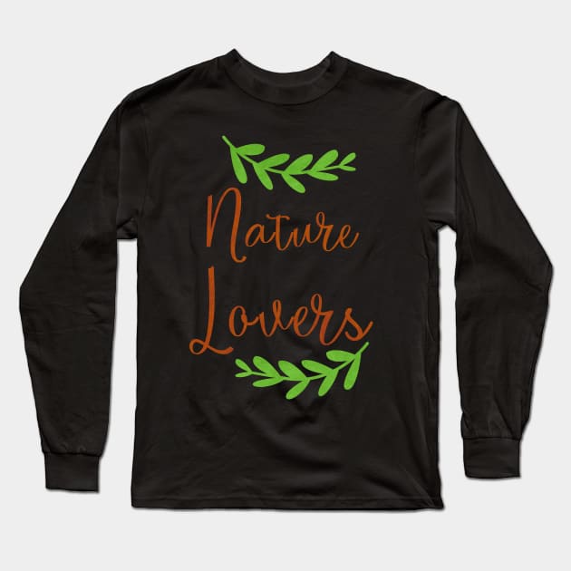 nature lovers Long Sleeve T-Shirt by teemarket